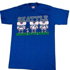 Vintage Seattle Seahawks 80s single stitch T-shirt, rare! USA made adult XS